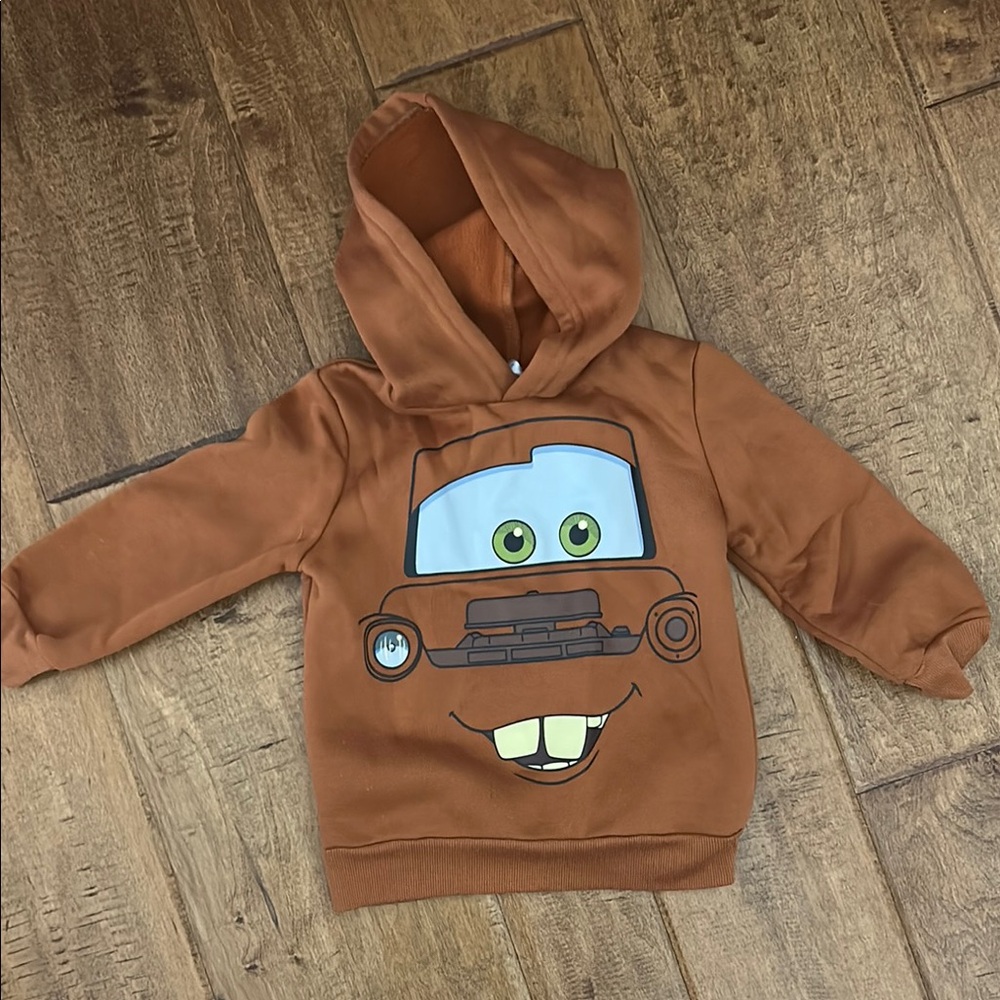 Disney Brown Cars Hoodie for Kids